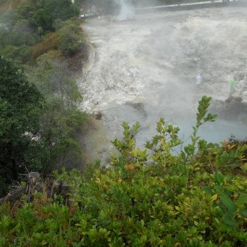 hete stoom uit de aarde,lago fogo